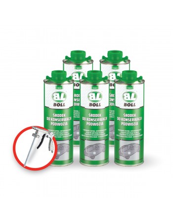 5x Underseal BOLL 1L black...