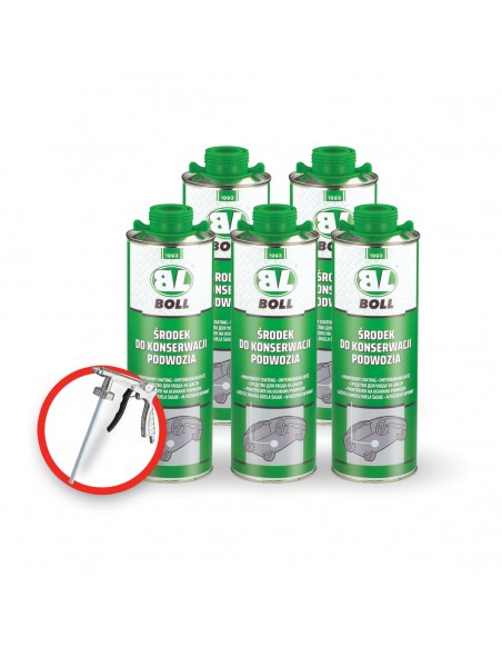 5x Underseal BOLL 1L black...