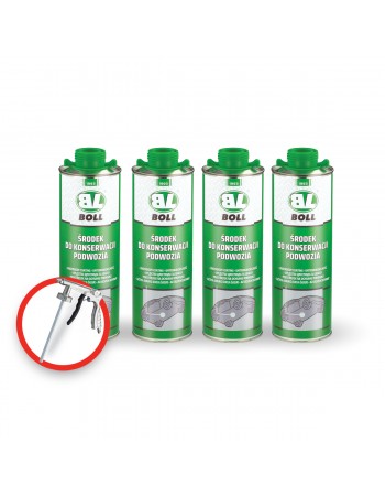4x Underseal BOLL 1L black...