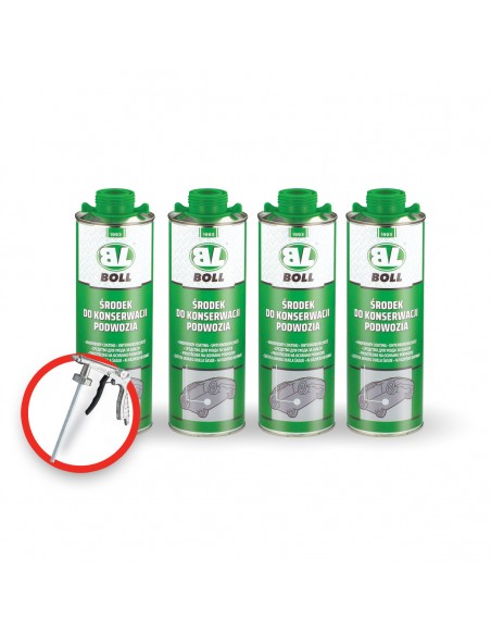 4x Underseal BOLL 1L black...
