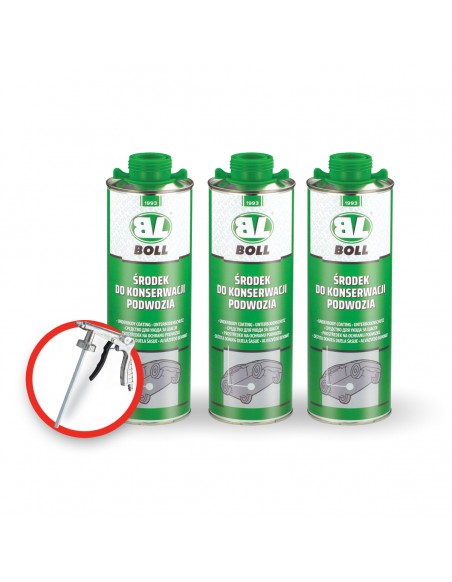 3x Underseal BOLL 1L black...