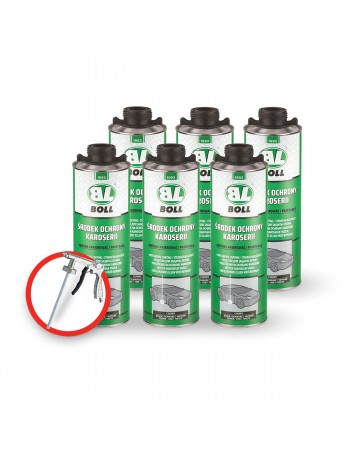 6 x Anti-Gravel Boll Black...
