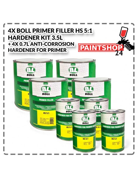 4 x High Build 2k Primer...