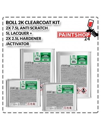 2x BOLL 2K CLEARCOAT 7.5L...