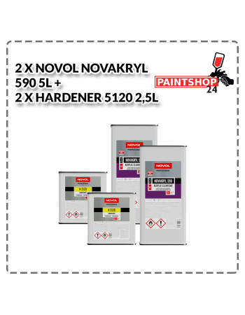 2x NOVOL NOVAKRYL 590 5L +...