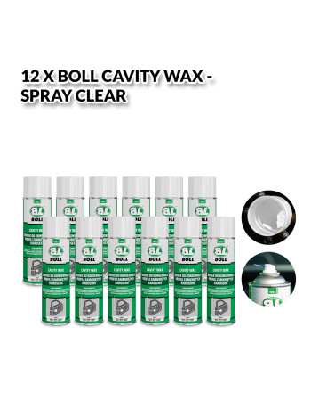 CLEAR CAVITY WAX 12 x 500ml...