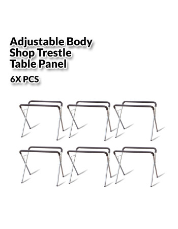 6 X Body Shop Trestle Table...