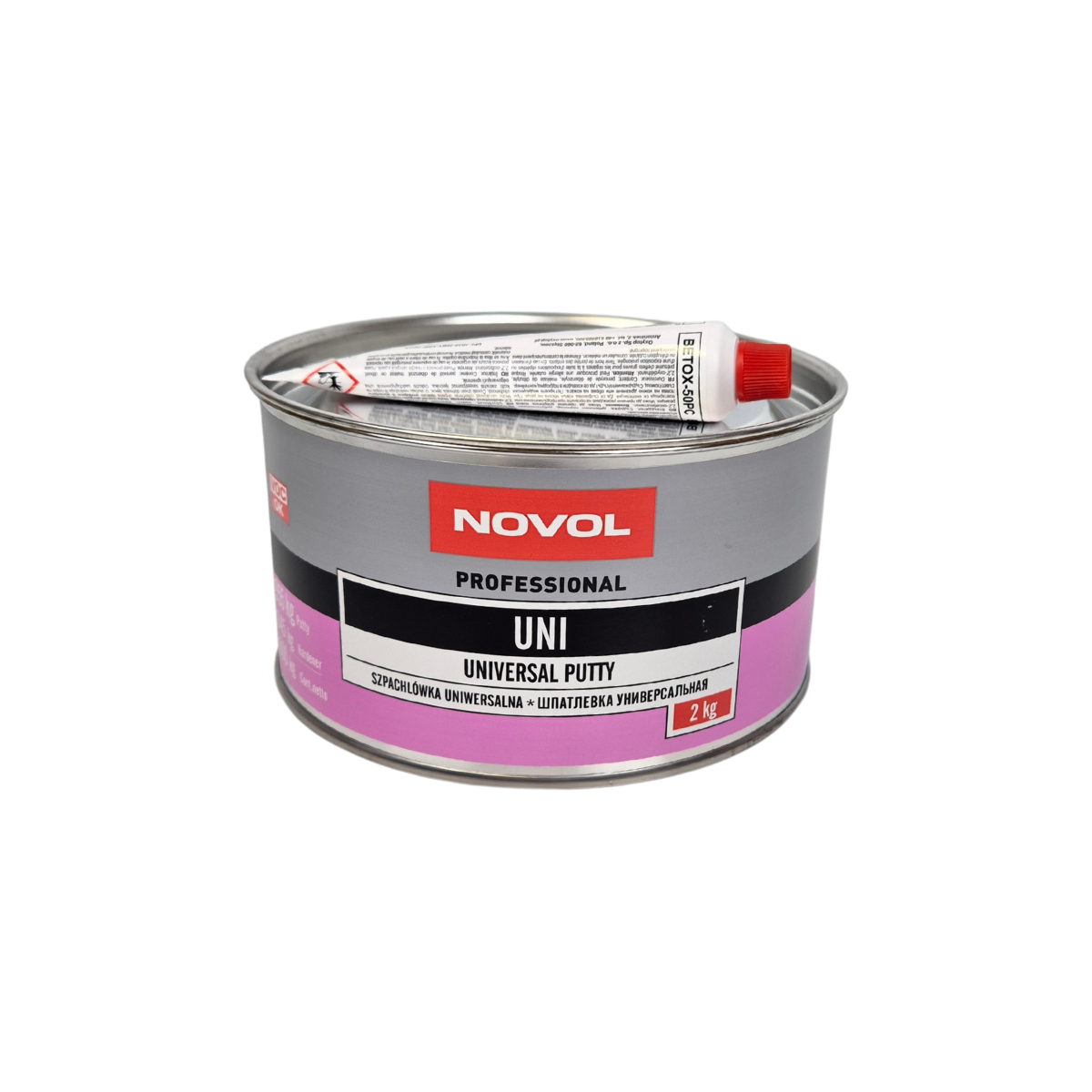 Sand Putty NOVOL Professional UNI 2KG Easy Sand Fine Body Filler Car Finishing Putty