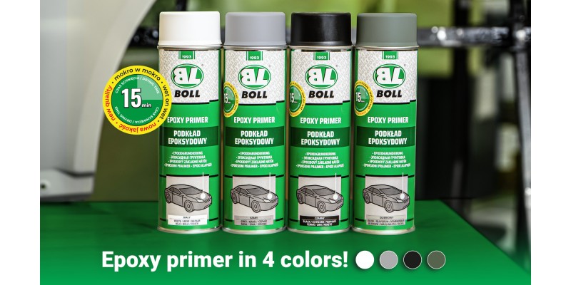 Epoxy primer in 4 colors!